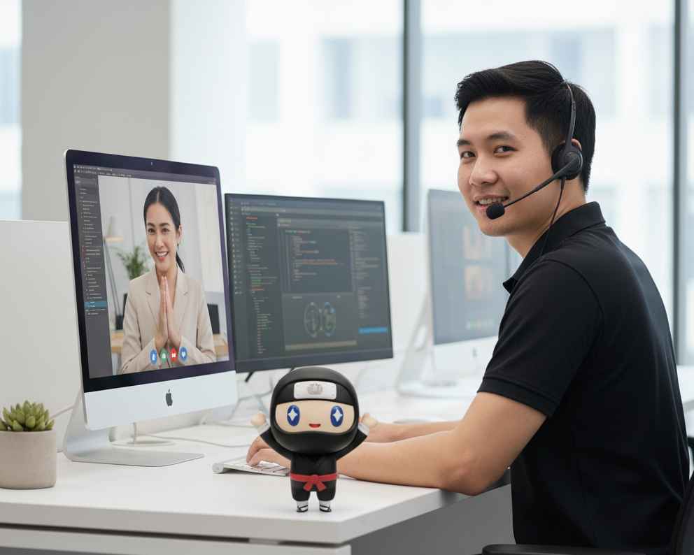 บริการไอทีซัพพอร์ต ในรูปแบบออนไลน์ สำหรับคนไทย